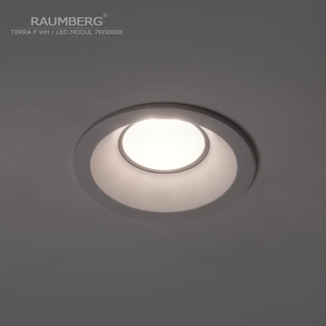 Встраиваемый светильник Raumberg Terra F TerraF\Wh\7W3000K White Led 7w 3000K