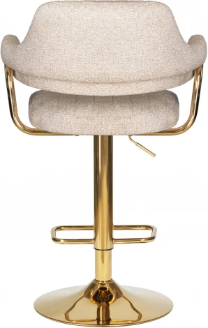 Стул барный DOBRIN CHARLY GOLD (бежевый твид (LEO26))