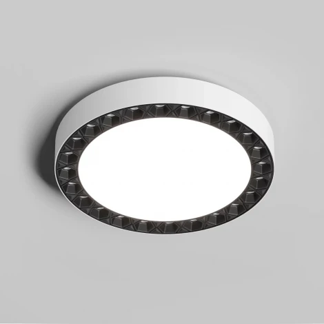 Потолочный светильник круглый Denkirs Dual DK2841-WB (LED, 220V, круглые)