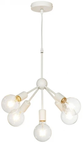 Подвесная люстра Lussole Elmira LSP-8268-CL Kenner (220V, на проводе, шарики, молекулы, IP21)