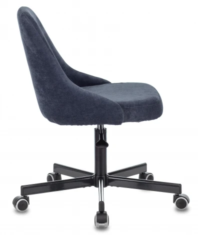 Кресло Бюрократ CH-340M темно-синий Light-27 крестовина металл