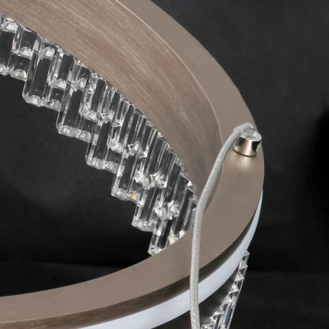 Подвесной светильник ярусный Lussole Hardin LSP-7428 (LED, 220V, на тросе, кольцо)