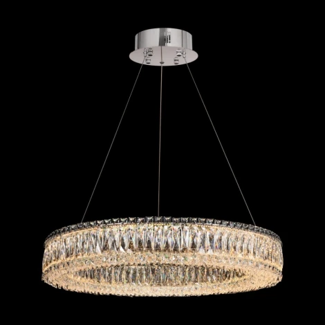 Подвесная люстра Fluorite Vetto FL1054-8P (LED, 220V, хрусталь, на тросе, круглые)