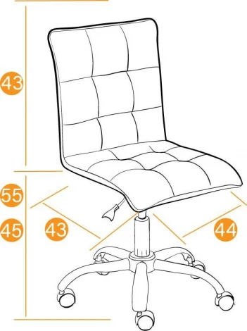 Кресло ZERO белый (кож/зам)