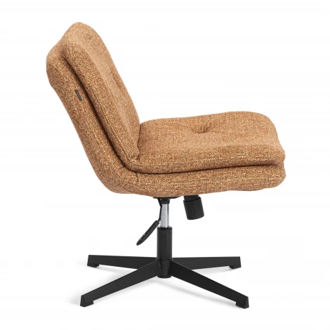 Кресло лаунж Oslo/Осло крестовина, велюр/букле, VT shape amber Tetchair 25435