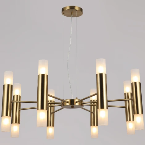 Подвесная люстра ILLUMICO IL0314-16P-79 BRASS (220V, на тросе)