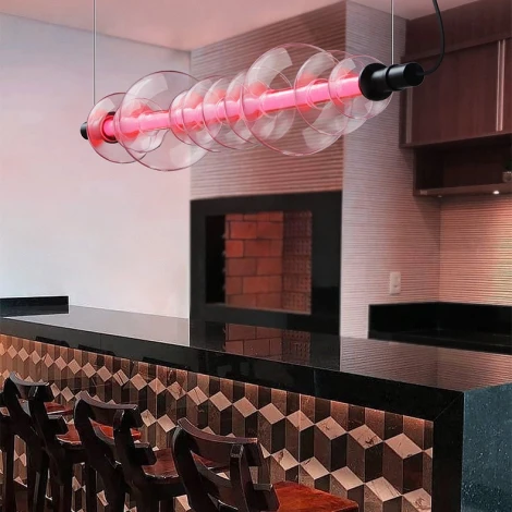 Подвесной светильник Zoom L140 ImperiumLoft Zoom01 (202712-23) (LED, 220V, на тросе, шар, бусы)