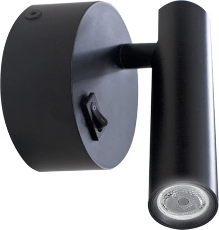 Спот Donolux Jum DL18436/A Black (LED, 220V, выключатель)