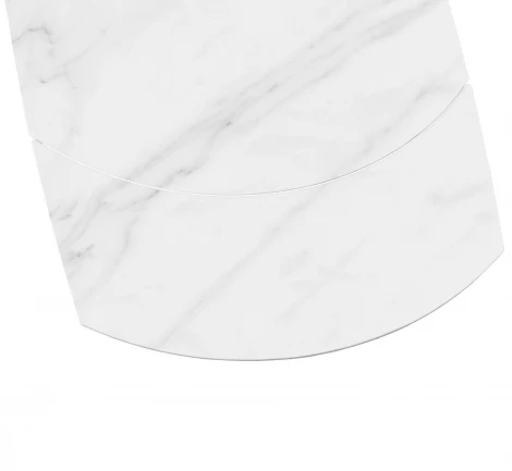 Стол раскладной Sheffilton SHT-T75 Белый мрамор/черный 4830351302