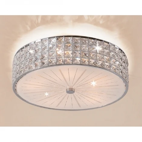 Потолочный светильник круглый Citilux Портал CL324151 (220V, хрусталь K9)