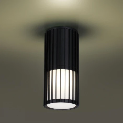 Потолочный светильник Novotech Costas 370993 черный E27 max 25W 220V (круглые, IP54)