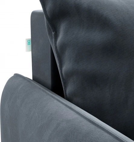 ПОРТЛЕНД Кресло серое D1 furniture арт.AAA42137001