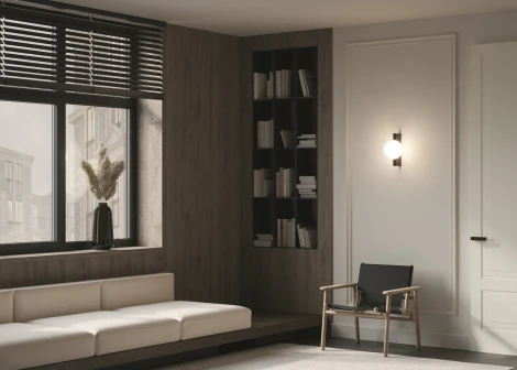 Бра Maytoni Avant-garde MOD324WL-01B (220V, шар)
