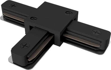 Коннектор Т-образный Unity черный (однофазный) Maytoni Technical TRA001CT-11B (220V)