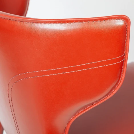 Стул полубарный Top Concept Austin, кожа ретро-красный