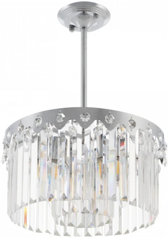 Потолочная люстра хрустальная на штанге Arte Milano Sorrento-8909 378909/5/300/390 CR (220V)