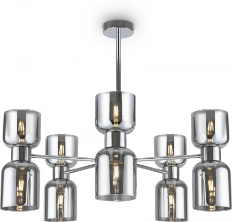 Потолочная люстра на штанге Freya Savia FR5203PL-10CH1