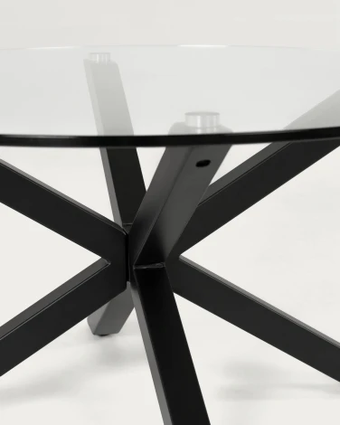 Стол обеденный La Forma (ex Julia Grup) Argo (Прозрачный/ Стекло,Сталь) 71777