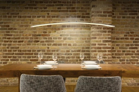 Подвесной линейный светодиодный светильник Mantra Hemisferic 4080