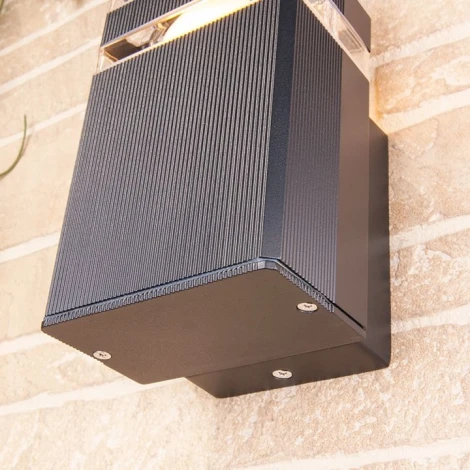 Настенный светильник уличный Elektrostandard Ignis 1450 TECHNO черный (220V, IP54)