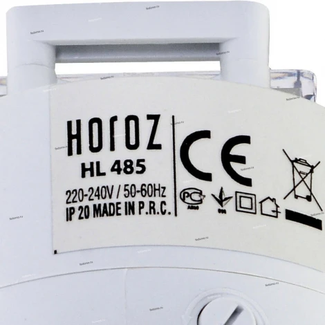 Датчик движения инфракрасный встраиваемый Horoz Corsa, белый, 1200W, IP20