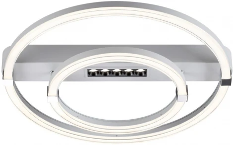 Потолочная люстра Sonex Trecky 7665/55LR пластик/белый LED 55Вт 3000-4000-6000K 545х505 IP20 пульт ДУ (220V, круглые)