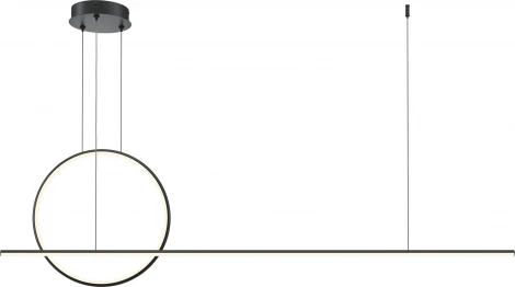 Подвесной светильник Maytoni Halo MOD247PL-L49BK (LED, 220V, на тросе, кольцо)