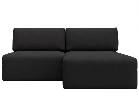 Диван угловой модульный Лига-060 НПБ угол универсальный (ЛДСП,Брус,Фанера/Пластик/Замша/Коричневый) Лига Диванов 129504