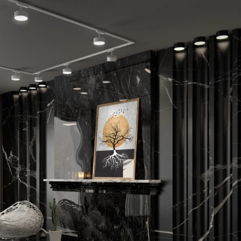 Встраиваемый светильник светодиодный Prometa 358753 (220V, круглые)