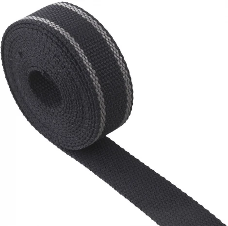 Токопроводящая текстильная лента Kink Light Сатори 196-1000,19 10м черный