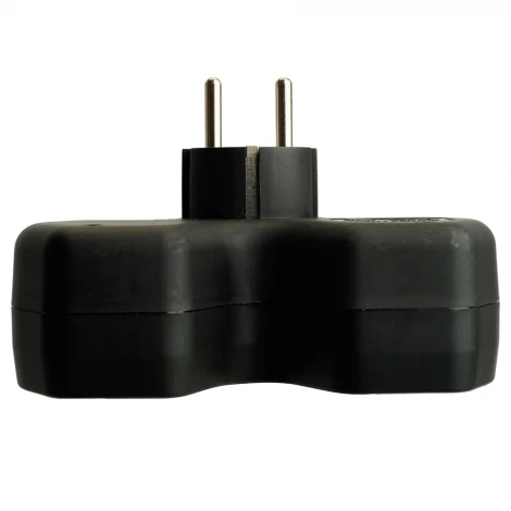 Разветвитель сетевой 3-х местный с заземлением (черный) Stekker 50108