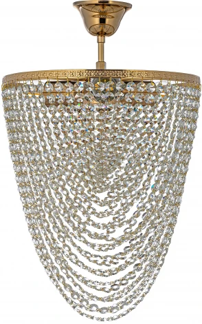 Потолочная люстра каскадная Arti Lampadari Stella E 1.3.30.504 G (220V, хрусталь)