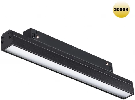 Трековый линейный светильник для низковольтного шинопровода Novotech Flum 359199 SHINO IP20 LED 3000К 12W 48V 900Лм