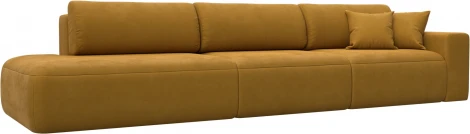 Диван прямой Лига-036 НПБ Модерн Лонг подлокотник справа Лига Диванов (Велюр) арт.127684