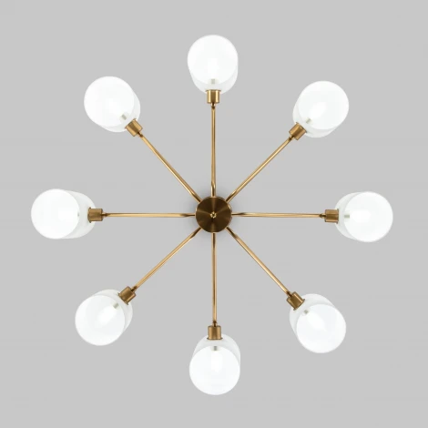 Потолочная люстра на штанге Eurosvet Bambola 60157/8 латунь (220V)