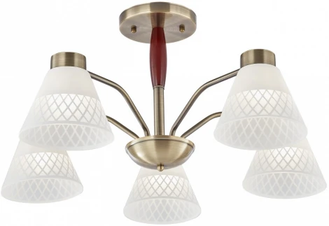 Потолочная люстра на штанге Arte Milano Napoli-6350 336350/5 AB (220V)