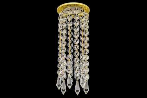 Встраиваемый светильник хрустальный Dio D'Arte Osimo Gold GU10.5.14.8.107 G (220V, круглые)