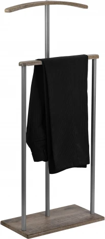 Вешалка костюмная Дэви 1 металлик/дуб крымский состаренный от фабрики Mebelik