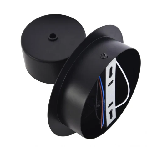 Настенный светильник с выключателем Lumion Torina 8344/1W черный, металл GX53 LED 1*7W 220V