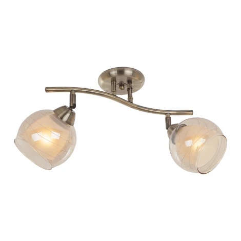 Настенно-потолочный светильник IDLamp Lia 844/2PF-Oldbronze