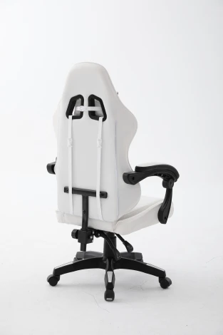 Кресло спортивное TopChairs Phantom бело-черный арт.УТ000039470