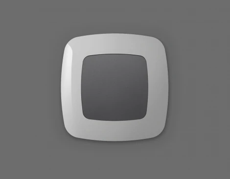 Лицевая панель Ambrella Volt OMEGA (Антрацит серый) заглушка для суппорта QUANT OP6660