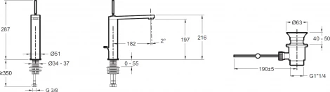 Смеситель Jacob Delafon Composed E73053-CP для раковины