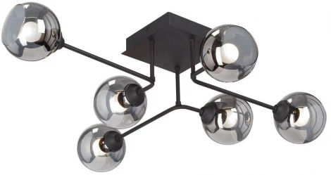 Потолочная люстра на штанге Vitaluce V4795 V4795-1/6PL (220V, шар)