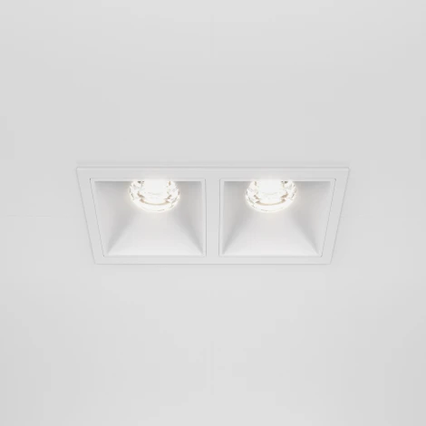 Встраиваемый светильник Alfa LED 4000K 2x10Вт 36° Maytoni Technical DL043-02-10W4K-SQ-W (220V)
