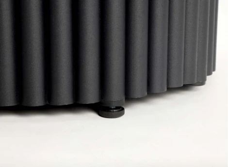 Кухонный стол Notta Барел (Металл,МДФ/Черный, Черный) арт.615169