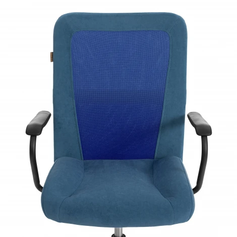 Кресло Стафф/Staff велюр/сетка, синий/синий, 32/TW-10 Tetchair 26210