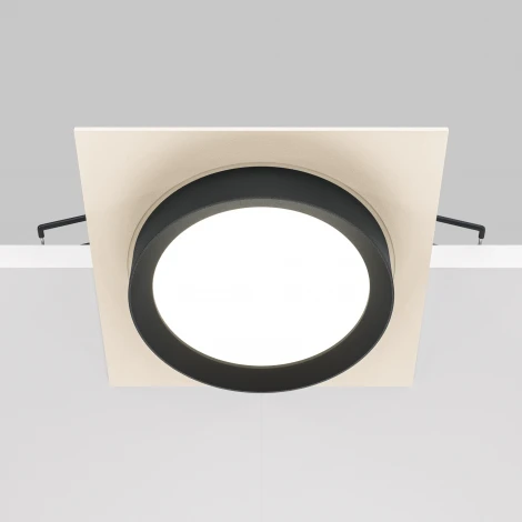 Встраиваемый светильник Hoop GX53 1x15Вт Maytoni Technical DL086-GX53-SQ-WB (220V, круглые)