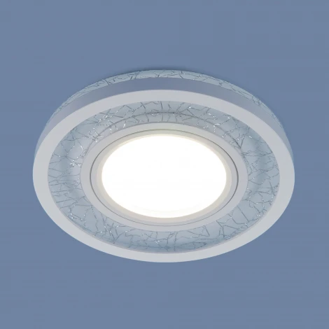 Светильник встраиваемый Elektrostandard 70204 7020 MR16 белый / серебро