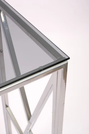 Консольный стол AllConsoles 1053-CS grey серебряный